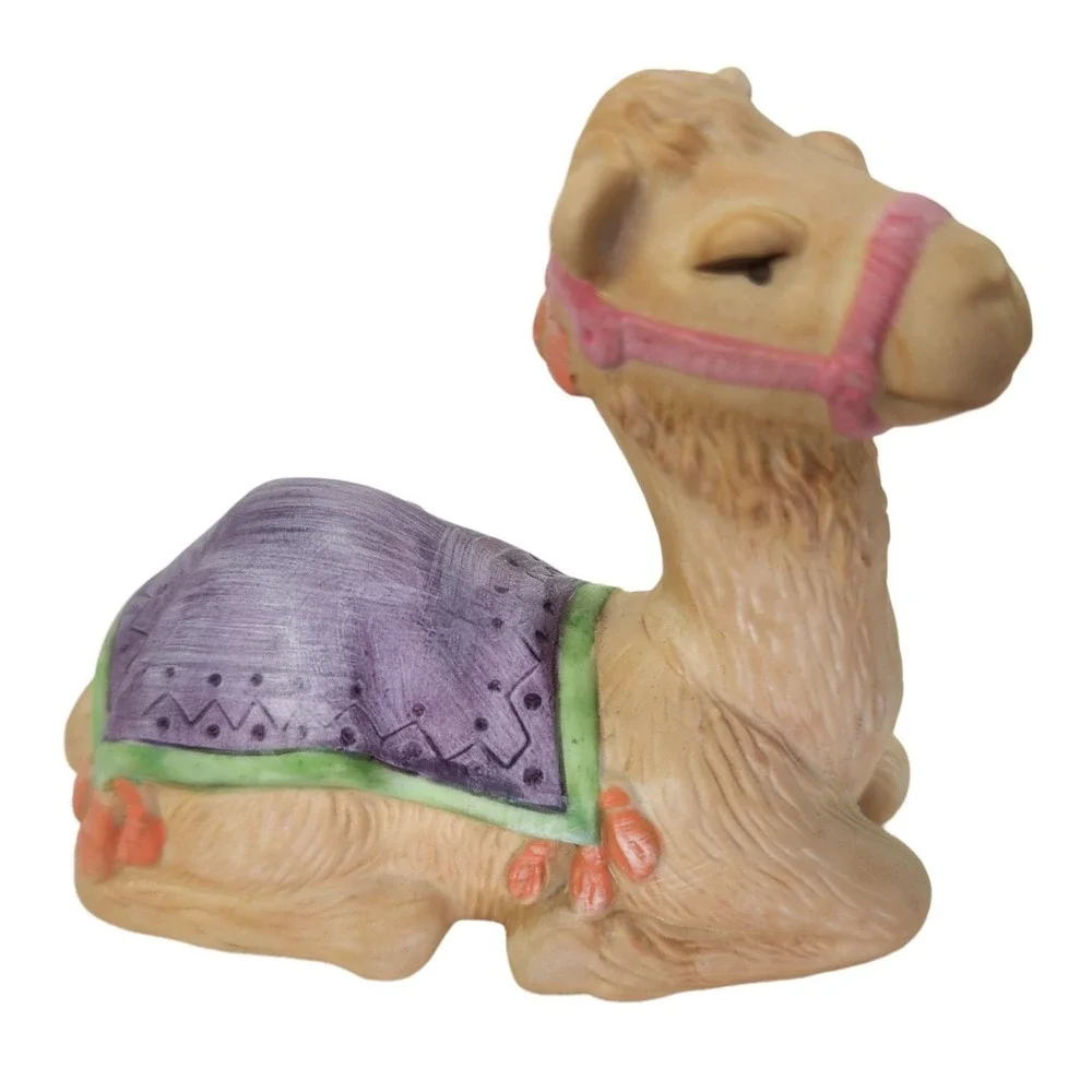 Avon Heavenly‎ Blessings Nativity Camel Christmas Figurine 1986 With Box Vintage